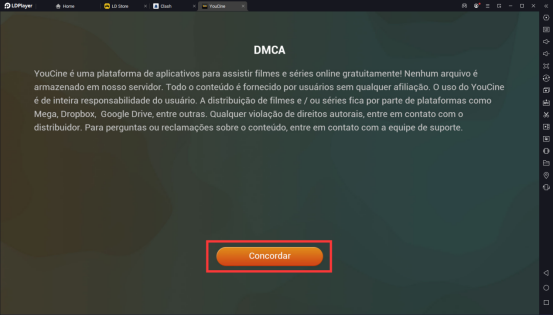 YouCine aplica DMCA